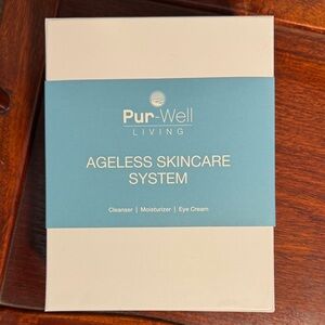 NIB Pur-Well Living Ageless Skincare  Natural Plant Based Skincare Regimen